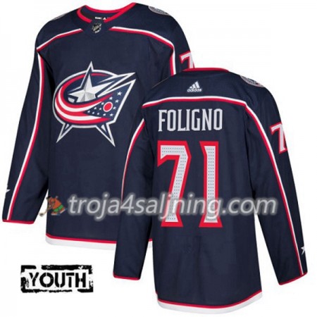 Blue Jackets tröja Nick Foligno 71 Adidas 2017-2018 Marinblå Authentic - NHL Tröjor Barn Blue Jackets tröja Nick Foligno 71 Adidas 2017-2018 Marinblå Authentic - NHL Tröjor Barn